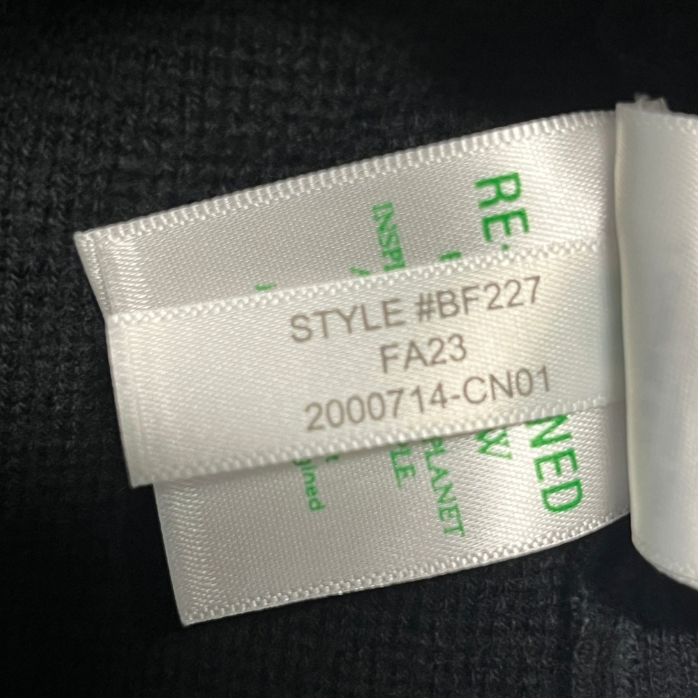 J.Crew Sweater Blazer Women M Black Re-Imagined Cotton Knit BF227 FA23 - Picture 10 of 15